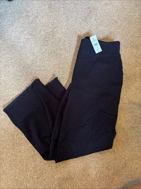 LOFT Dark Denim Blue Straight-Leg Pants